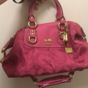 Hot Pink Coach Purse